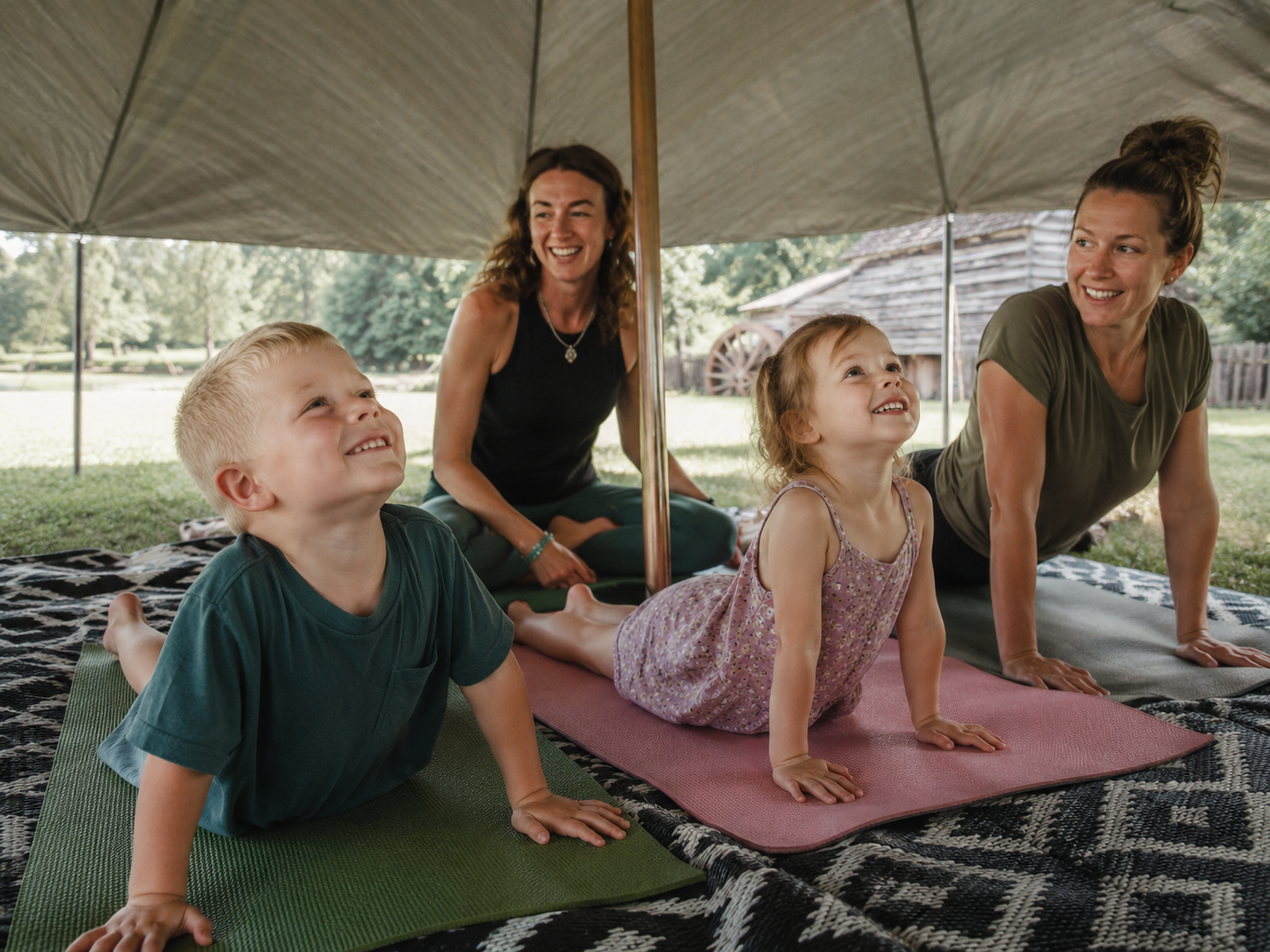 Kids Yoga with Timmy and Tammy — Thu, 2 Jul · 10:00 AM